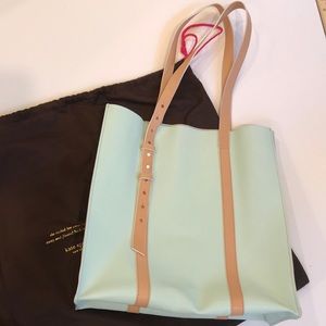 Kate Spade Saturday mint green shopper tote